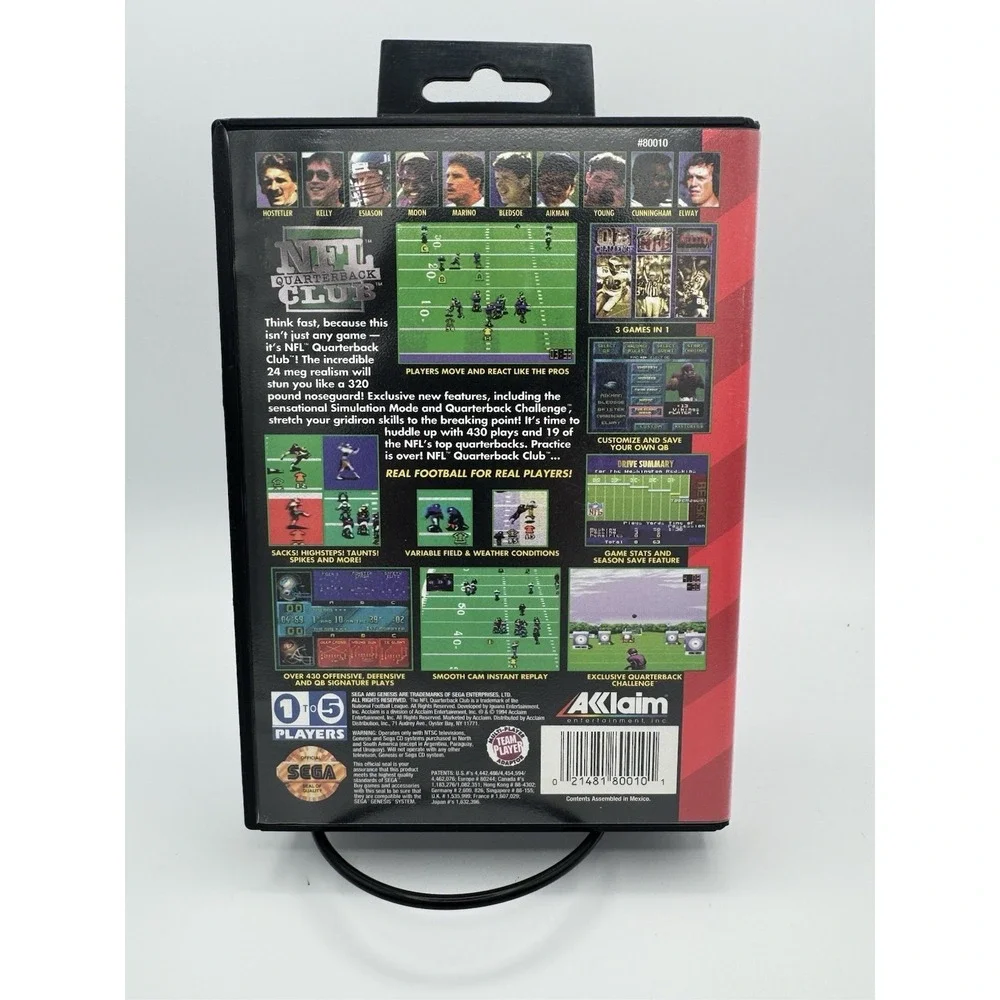NFL Quarterback‎ Club (Sega Genesis, 1994)